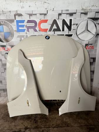 BMW E60 ORJİNAL HATASIZ ÖN SET KAPUT ÇAMURLUK BEYAZ - ERCAN TİCARET çıkma orjinal yedek parça
