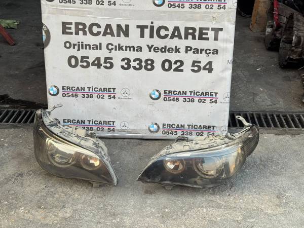 BMW E60 ORJİNAL SAĞ FAR SOL FAR TAKIMI - ERCAN TİCARET yedek parça