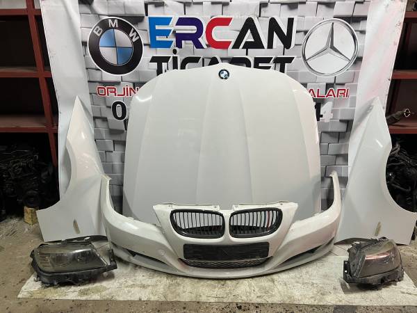 BMW E90 LCİ BOYAZSIZ BEYAZ RENK KOMPLE ÖN SET ÇIKMA ORJİNAL YEDEK PARÇA