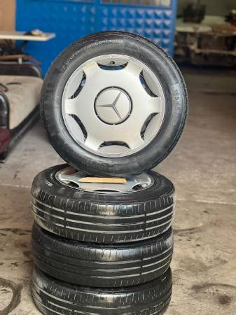 MERCEDES W124 ORJİNAL 15 İNÇ JANT LASTİK TAKIMI