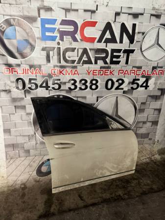 MERCEDES W204 SAĞ ÖN KAPI BEYAZ ORJİNAL ÇIKMA - ERCAN TİCARET yedek parça